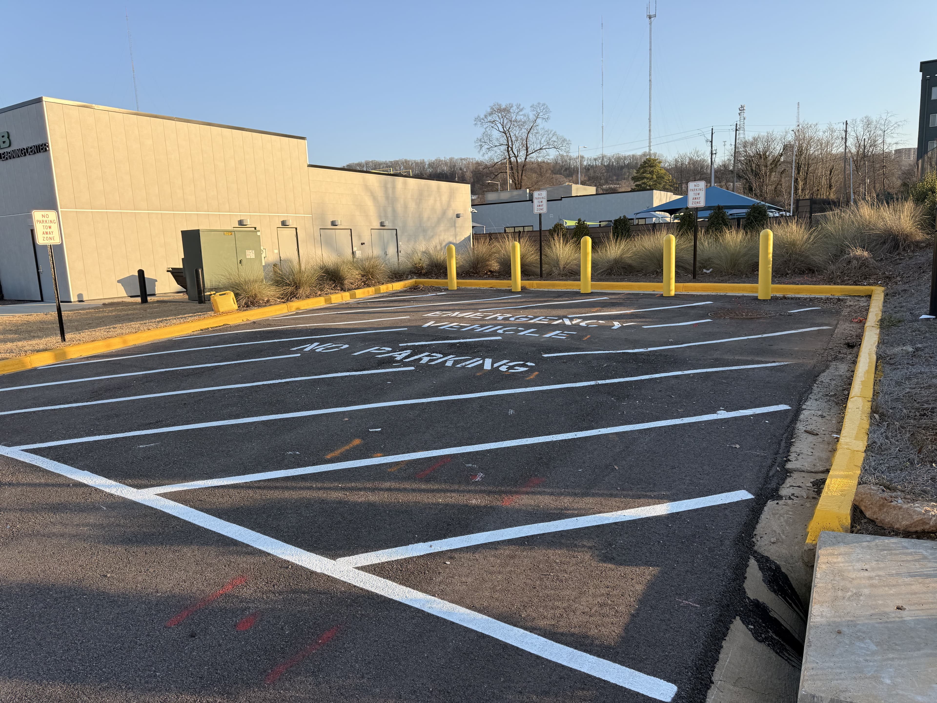 Fire Lane Striping